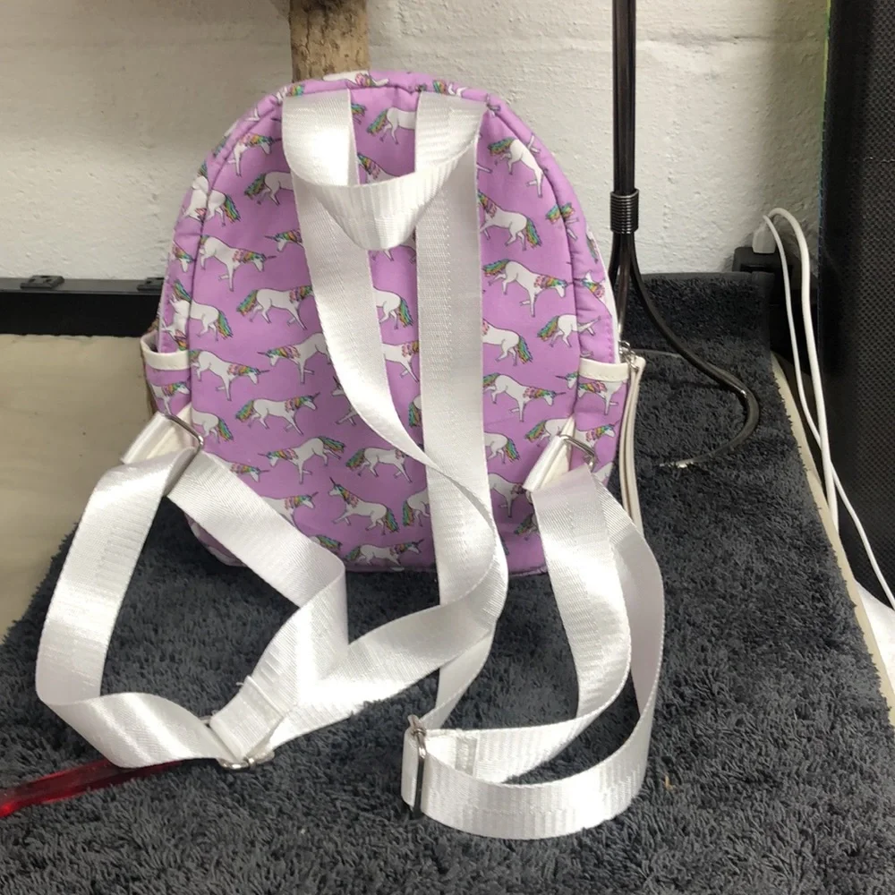 Unicorn backpack great girls bag just 10” tall and 8” wide‎ just the right bag